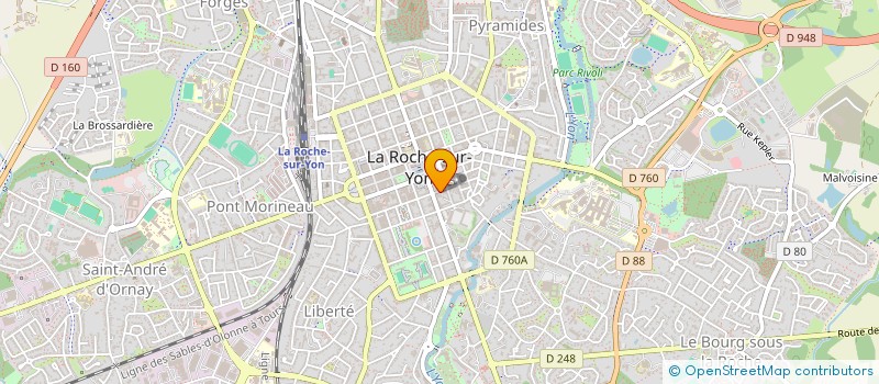localisation de l'entreprise MONSIEUR GERARD COLLET  LA ROCHE-SUR-YON