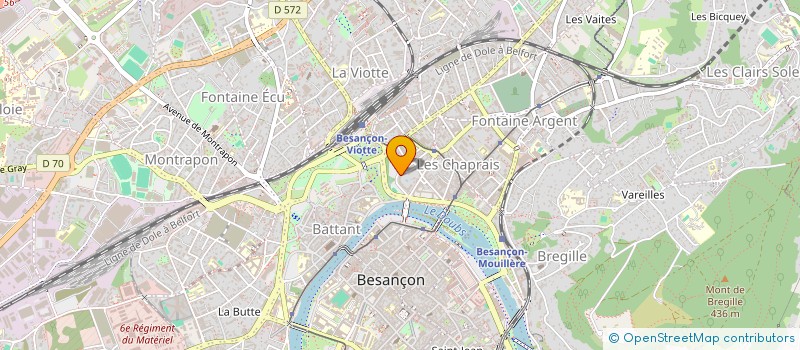 localisation de l'entreprise MONSIEUR GERARD COLLIN à BESANCON
