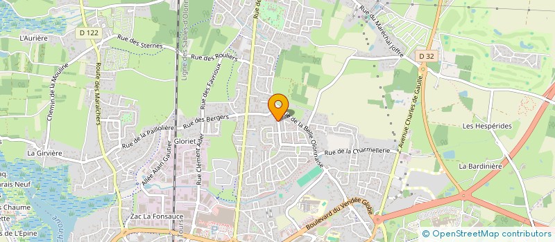 localisation de l'entreprise MONSIEUR GERARD COLLIN  LES SABLES D'OLONNE