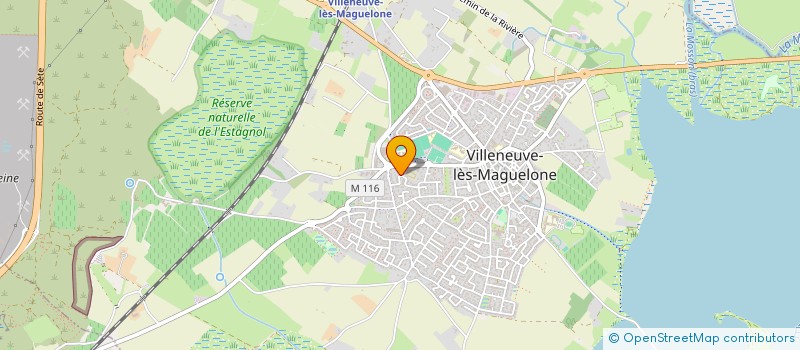 localisation de l'entreprise MONSIEUR GERARD COMBALUZIER  VILLENEUVE-LES-MAGUELONE