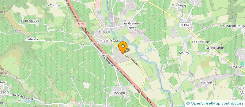 localisation de l'entreprise MONSIEUR GERARD COMBIER  PRISSE