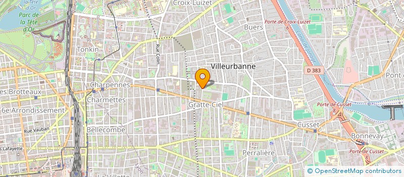 localisation de l'entreprise MONSIEUR GERARD COMTE à VILLEURBANNE