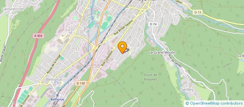 localisation de l'entreprise MONSIEUR GERARD COMTE à OYONNAX