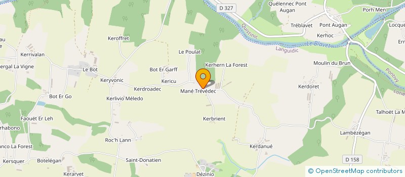 localisation de l'entreprise MONSIEUR GERARD CONAN  LANGUIDIC