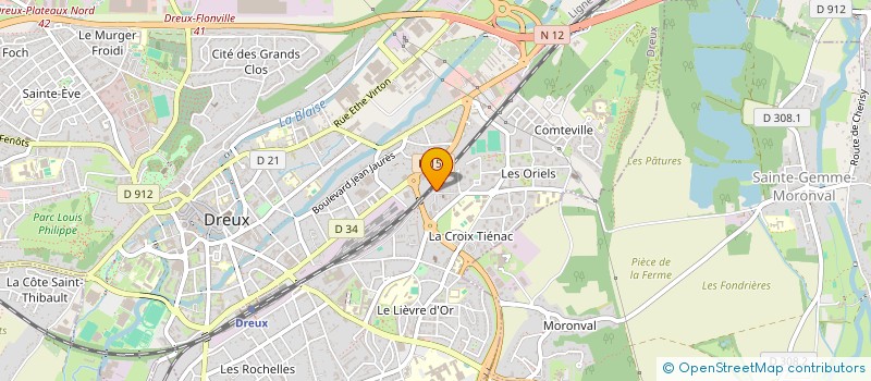 localisation de l'entreprise MONSIEUR GERARD CONDOR à DREUX