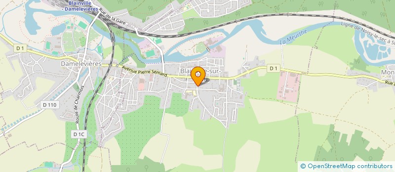 localisation de l'entreprise MONSIEUR GERARD CONTIGNON  BLAINVILLE SUR L'EAU