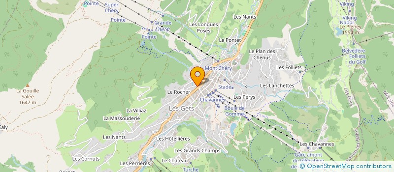 localisation de l'entreprise MONSIEUR GERARD COPPEL  LES GETS