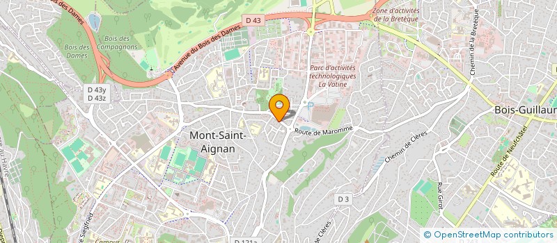 localisation de l'entreprise MONSIEUR GERARD COQUEREL à MONT-SAINT-AIGNAN