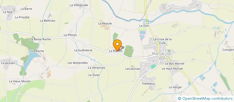 localisation de l'entreprise MONSIEUR GERARD COQUET à MARSAC-SUR-DON