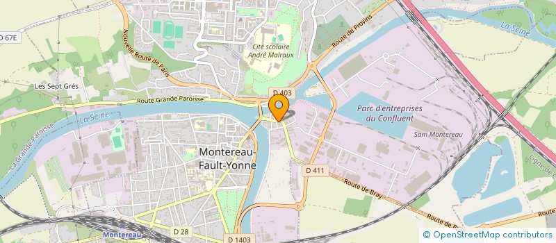 localisation de l'entreprise MONSIEUR GERARD COQUET à MONTEREAU-FAULT-YONNE