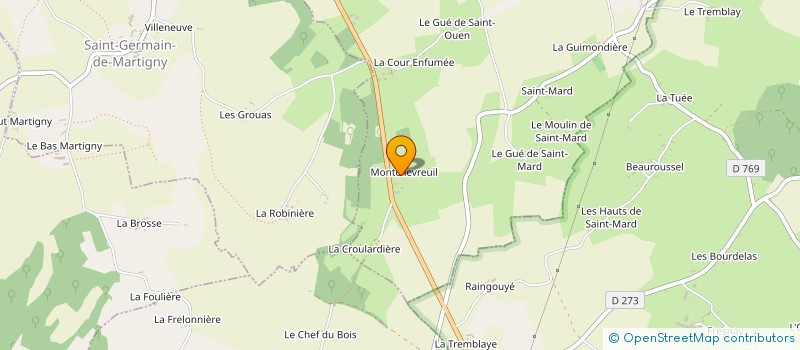 localisation de l'entreprise MONSIEUR GERARD CORBIN à SAINT-OUEN-DE-SECHEROUVRE