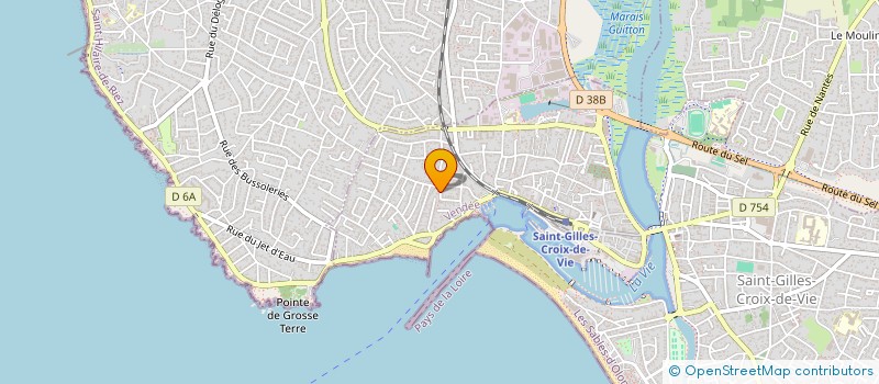 localisation de l'entreprise MONSIEUR GERARD CORNEVIN à SAINT-GILLES-CROIX-DE-VIE
