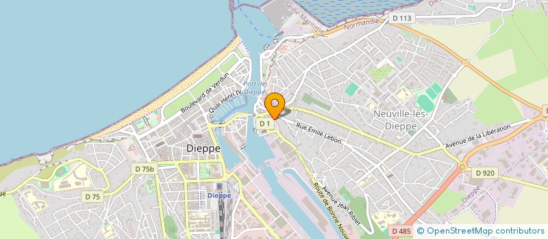 localisation de l'entreprise MONSIEUR GERARD CORNILLET à DIEPPE