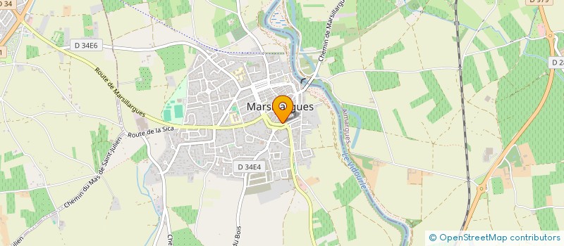 localisation de l'entreprise MONSIEUR GERARD COSTE  MARSILLARGUES