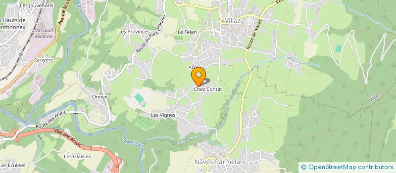 localisation de l'entreprise MONSIEUR GERARD COSTE  VILLAZ