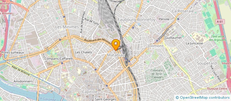 localisation de l'entreprise MONSIEUR GERARD COUFFIGNAL  TOULOUSE