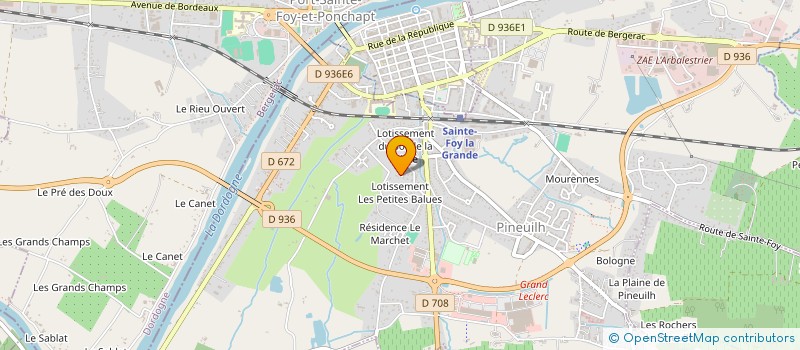 localisation de l'entreprise MONSIEUR GERARD COULATY  PINEUILH