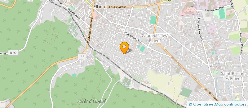 localisation de l'entreprise MONSIEUR GERARD COURTEHEUSE  CAUDEBEC-LES-ELBEUF