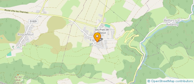 localisation de l'entreprise MONSIEUR GERARD COURTOIS  ESPEZEL