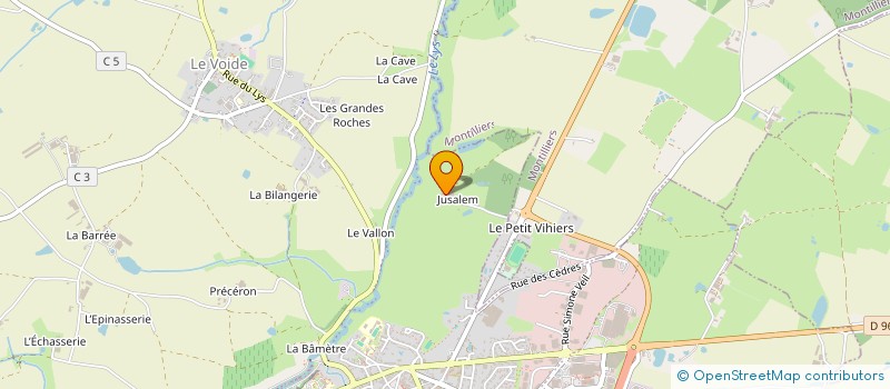 localisation de l'entreprise MONSIEUR GERARD COUTANT à LYS-HAUT-LAYON