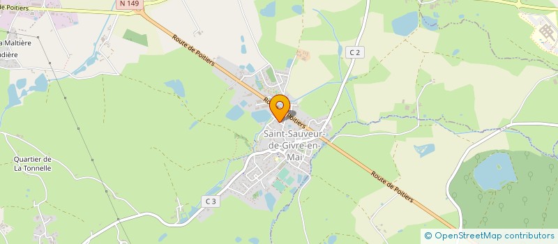 localisation de l'entreprise MONSIEUR GERARD COUTELEAU  BRESSUIRE