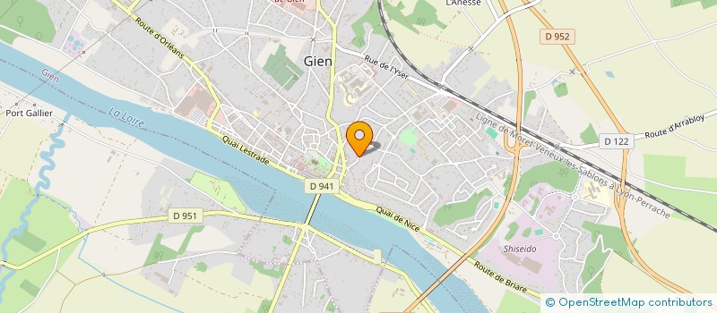 localisation de l'entreprise MONSIEUR GERARD COYEAUD  GIEN