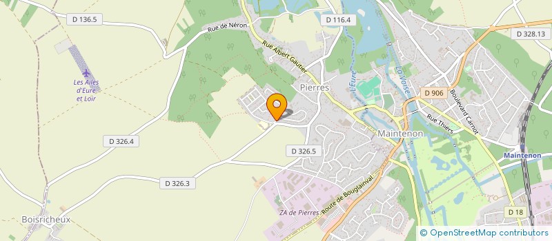 localisation de l'entreprise MONSIEUR GERARD CRASSIN à PIERRES