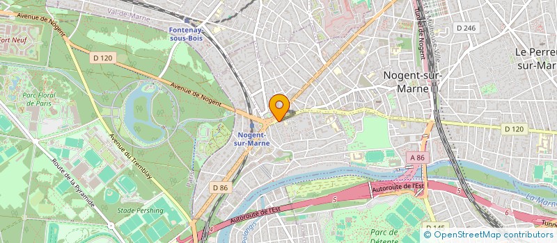 localisation de l'entreprise MONSIEUR GERARD CRETIN à NOGENT-SUR-MARNE