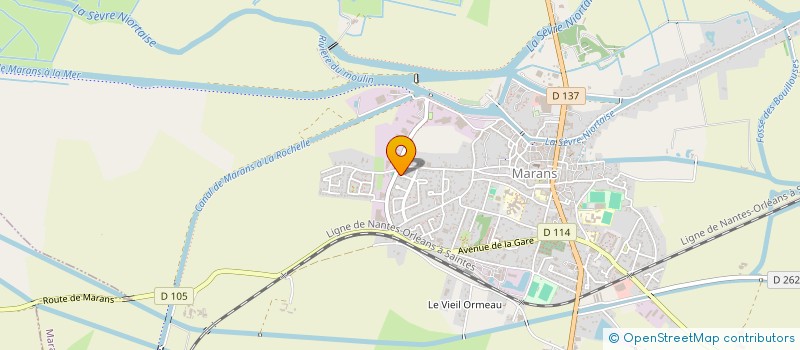 localisation de l'entreprise MONSIEUR GERARD CRIARD  MARANS