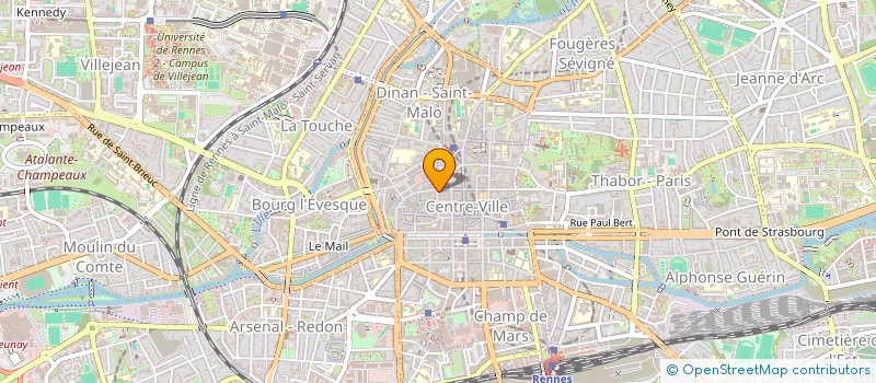 localisation de l'entreprise MONSIEUR GERARD CRINIERE  RENNES