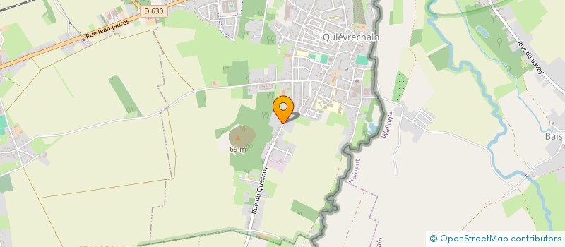 localisation de l'entreprise MONSIEUR GERARD CROIX  QUIEVRECHAIN