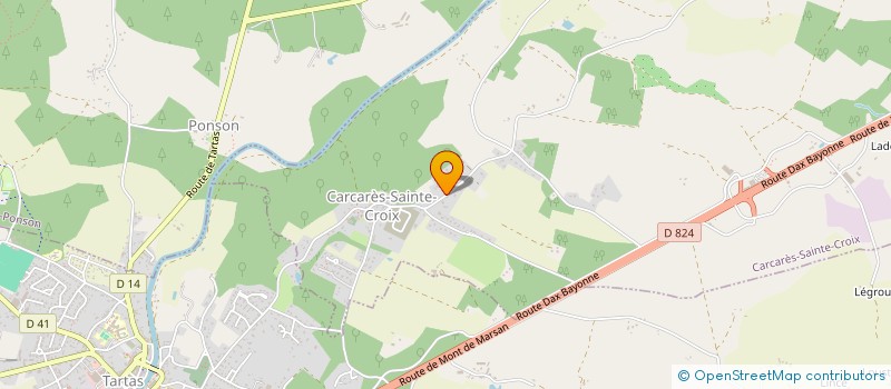 localisation de l'entreprise MONSIEUR GERARD CROUTZEILLES  CARCARES-SAINTE-CROIX