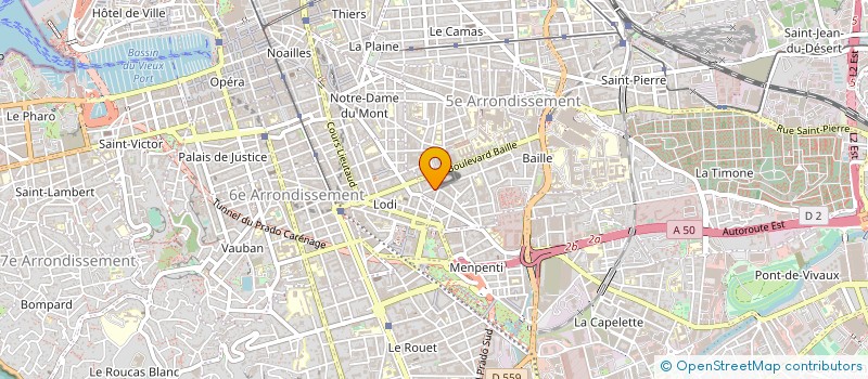 localisation de l'entreprise MONSIEUR GERARD CRUMIERE à MARSEILLE