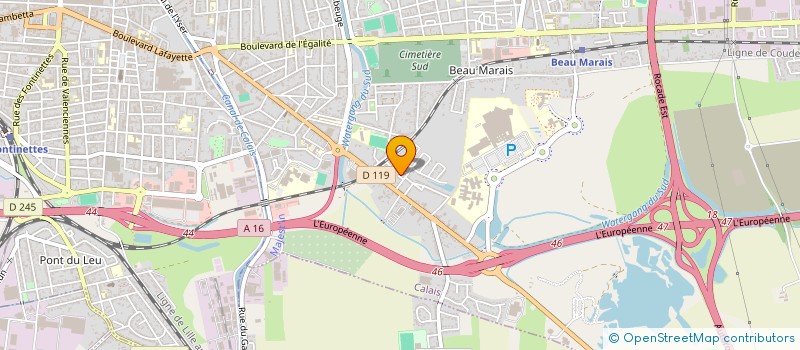 localisation de l'entreprise MONSIEUR GERARD CRUSSARD à CALAIS