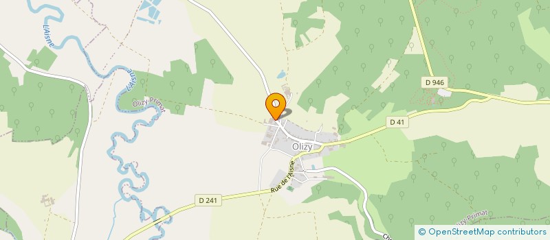 localisation de l'entreprise MONSIEUR GERARD CRUSSIERE  OLIZY-PRIMAT