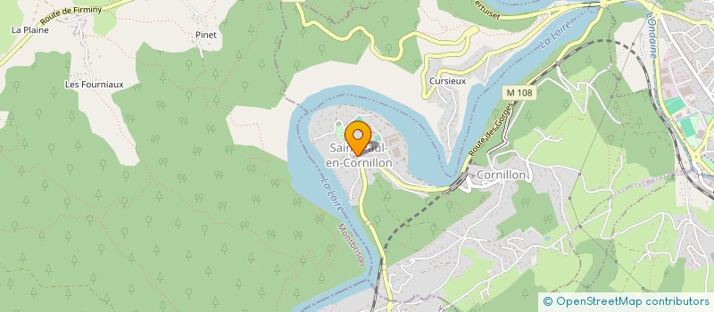 localisation de l'entreprise MONSIEUR GERARD CUSSET  SAINT-MAURICE-EN-GOURGOIS