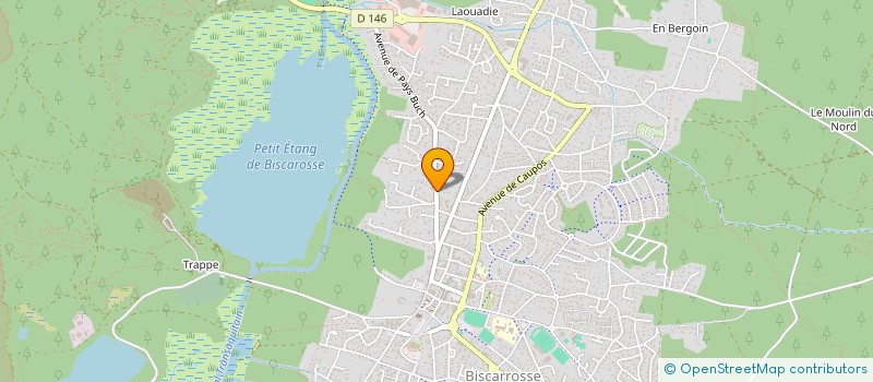 localisation de l'entreprise MONSIEUR GERARD D'ALGER  BISCARROSSE