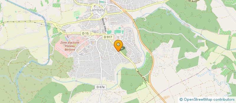 localisation de l'entreprise MONSIEUR GERARD D ANTONI  LAMBESC