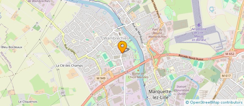 localisation de l'entreprise MONSIEUR GERARD DAEMS  WAMBRECHIES