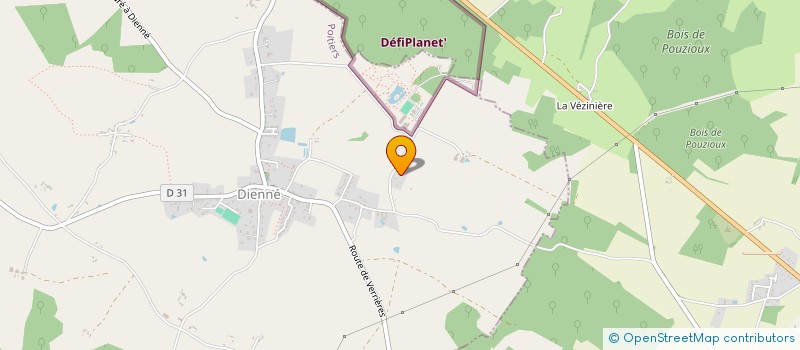 localisation de l'entreprise MONSIEUR GERARD DAGONAT  DIENNE