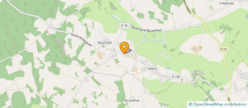 localisation de l'entreprise MONSIEUR GERARD DALBARD à SAINTE-CROIX