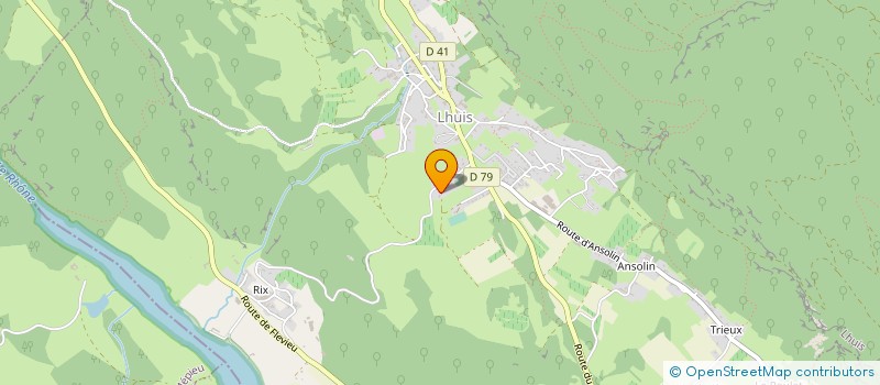 localisation de l'entreprise MONSIEUR GERARD DALY  LHUIS