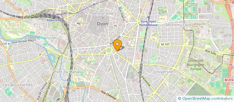 localisation de l'entreprise MONSIEUR GERARD DAMPT  DIJON