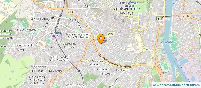 localisation de l'entreprise MONSIEUR GERARD DANA  SAINT-GERMAIN-EN-LAYE