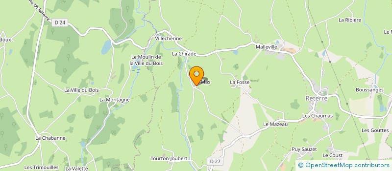 localisation de l'entreprise MONSIEUR GERARD DANCHAUD à CHAMBONCHARD