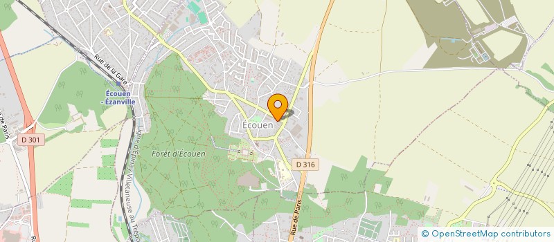 localisation de l'entreprise MONSIEUR GERARD DANJOU  ECOUEN