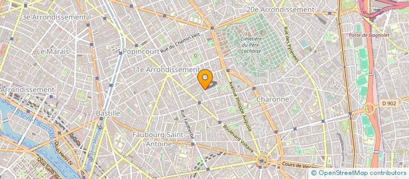 localisation de l'entreprise MONSIEUR GERARD DANOU à PARIS