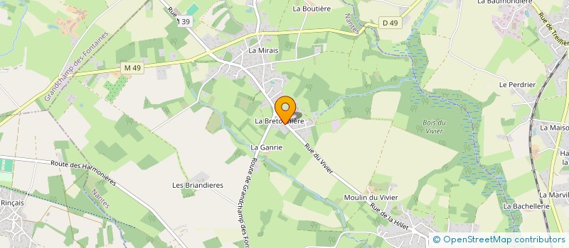 localisation de l'entreprise MONSIEUR GERARD DARE à LA CHAPELLE-SUR-ERDRE