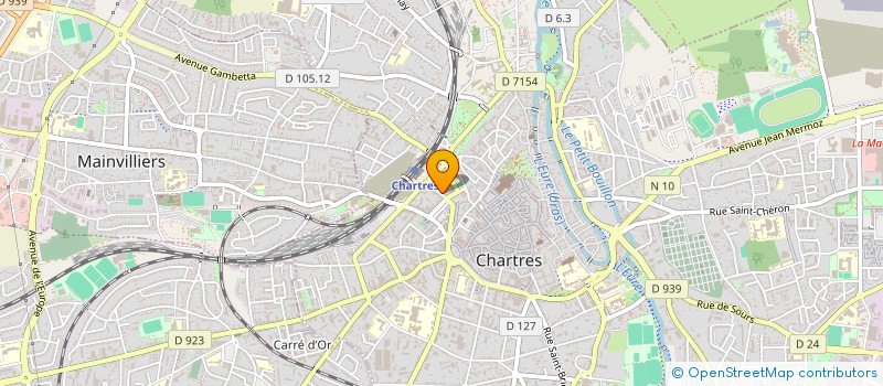 localisation de l'entreprise MONSIEUR GERARD DARGET à CHARTRES