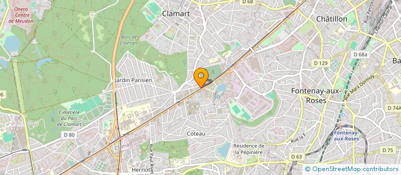 localisation de l'entreprise MONSIEUR GERARD DARMARADJOU à CLAMART